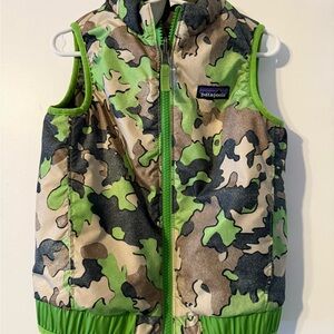Patagonia Green Camouflage Vest